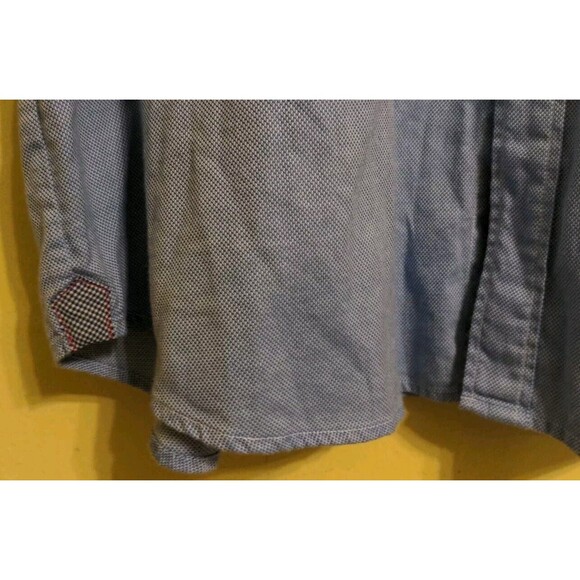 Tommy Bahama Shirt Men’s XL Blue Long Sleeve Button-Up Island Modern Fit EUC - Picture 4 of 9